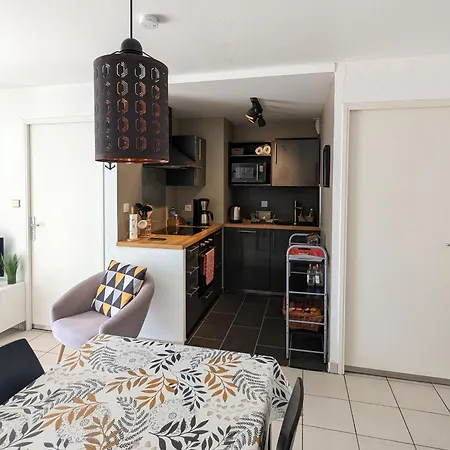 Centre : T2 Avec Loggia, Parking Sécurisé Et Proche - Fr-1-420-61 Apartamento Arcachón
